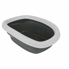   KT TRIXIE macska WC Carlo 1 peremes 31x14x43cm Sötét szürke/Világos szürke