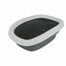 KT TRIXIE macska WC Carlo 1 peremes 31x14x43cm Sötét szürke/Világos szürke