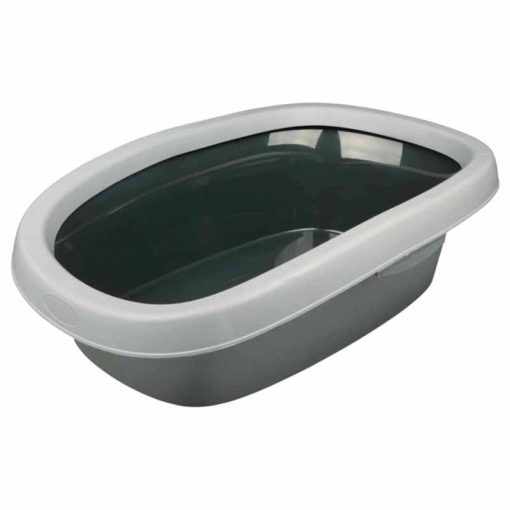 KT TRIXIE macska WC Carlo 2 peremes 38x17x51cm Sötét szürke/Világos szürke