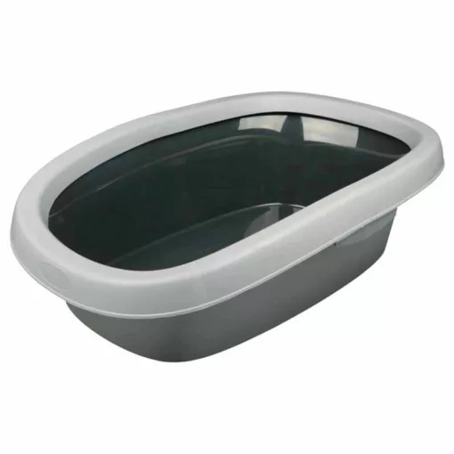 TRIXIE macska WC Carlo 2 peremes 38x17x51cm Sötét szürke/Világos szürke