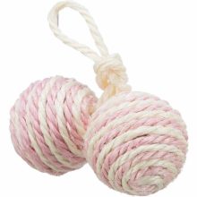 TRIXIE macska játék Sisal Duplalabda kötélen 4,5cm