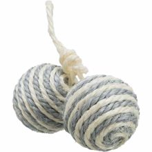 TRIXIE macska játék Sisal Duplalabda kötélen 4,5cm