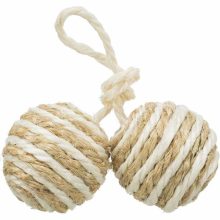 TRIXIE macska játék Sisal Duplalabda kötélen 4,5cm