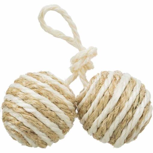 TRIXIE macska játék Sisal Duplalabda kötélen 4,5cm