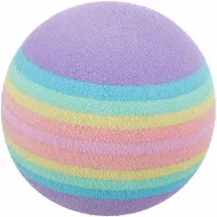 TRIXIE macska játék Szivárvány Labda 4cm/4db