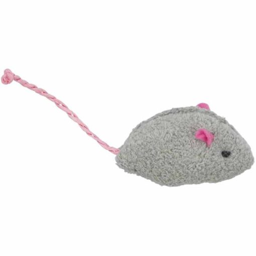 TRIXIE macska játék Színes Plüss Egér +catnip 5cm