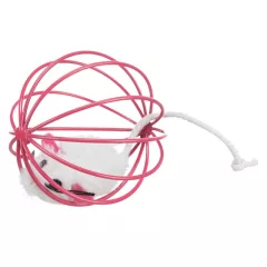 TRIXIE macska játék Rácsos Labda Egérrel 6cm