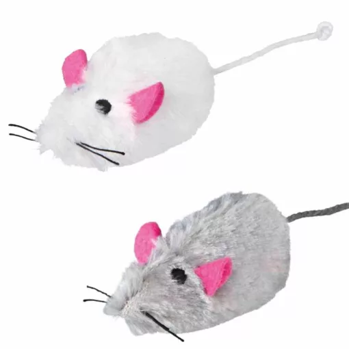TRIXIE macska játék Hosszú szőrű egér +catnip 9cm