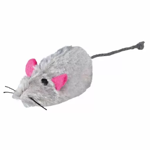 TRIXIE macska játék Hosszú szőrű egér +catnip 9cm