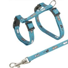 TRIXIE macska hám szett 21-34cm/8mm 1,2m Kölyök Egérmintás