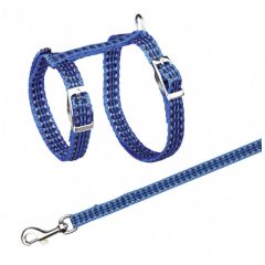 TRIXIE macska hám szett 22-42cm/10mm 1,2m Fényvisszaverős