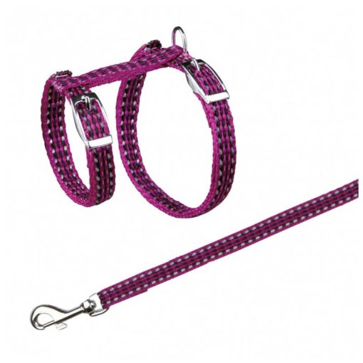 TRIXIE macska hám szett 22-42cm/10mm 1,2m Fényvisszaverős