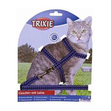 TRIXIE macska hám szett 22-42cm/10mm 1,2m Fényvisszaverős