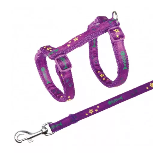 TRIXIE macska hám szett 22-36cm/10mm 1,20m