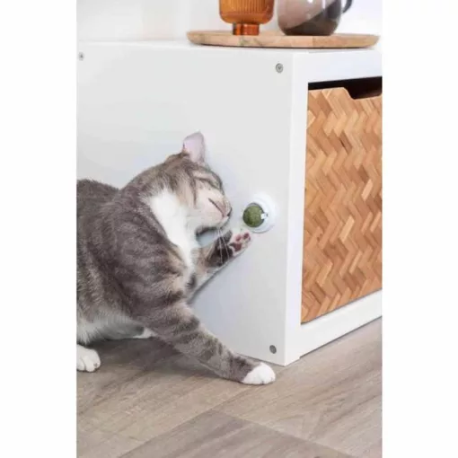 TRIXIE macska játék Catnip Labda 5cm TARTÓVAL