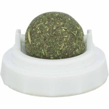 TRIXIE macska játék fogtisztítós Matatabi Labda 5cm TARTÓVAL