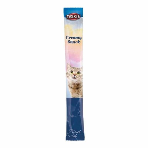 TRIXIE Cat Creamy Tonhal, fehér hal krémes jutalomfalat macskák részére 5x14g