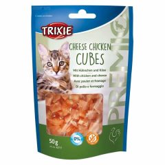   TRIXIE  PREMIO Sajt és Csirke Kockák 50g Jutalomfalat macskáknak