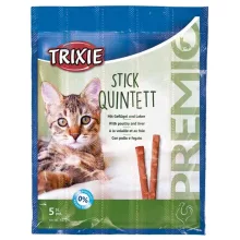 TRIXIE  PREMIO Quadro Stick Csirke Máj 5x5g Jutalomfalat macskáknak