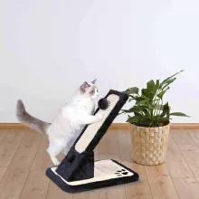 TRIXIE kaparófa Plüss Talppal 30X42X40cm Fekete/Krém