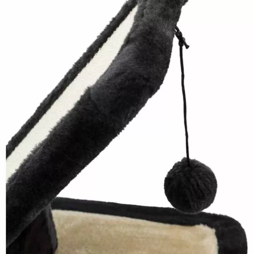 TRIXIE kaparófa Plüss Talppal 30X42X40cm Fekete/Krém