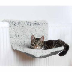 TRIXIE Radiátorpárna Plüss 45×26×31cm Fehér/Fekete