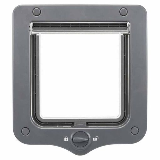 TRIXIE Macskaajtó 2 utas 20x22cm szürke