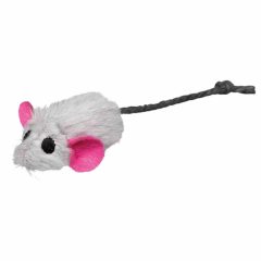 TRIXIE macska játék Plüss Egér 5cm/6db