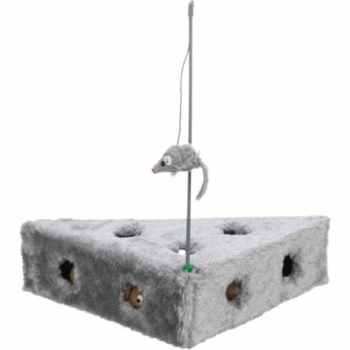 KT TRIXIE macska játék Plüss Sajt 3 Labdával 36x8x26/26cm