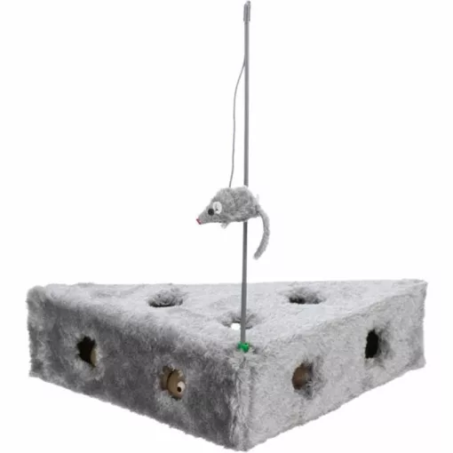 TRIXIE macska játék Plüss Sajt 3 Labdával 36x8x26/26cm