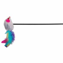 TRIXIE macska játék Peca tollas egérrel 50cm