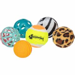 TRIXIE macska játék Teniszlabda 3,5cm-4cm/6db