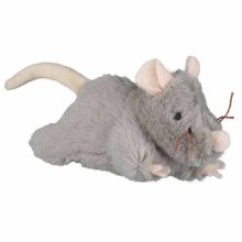 TRIXIE macska játék Plüss Óriás Egér Hanggal 15cm