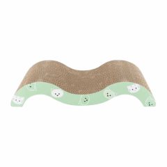 TRIXIE Kaparó karton Mimi Hullám Türkiz  50x9x23cm