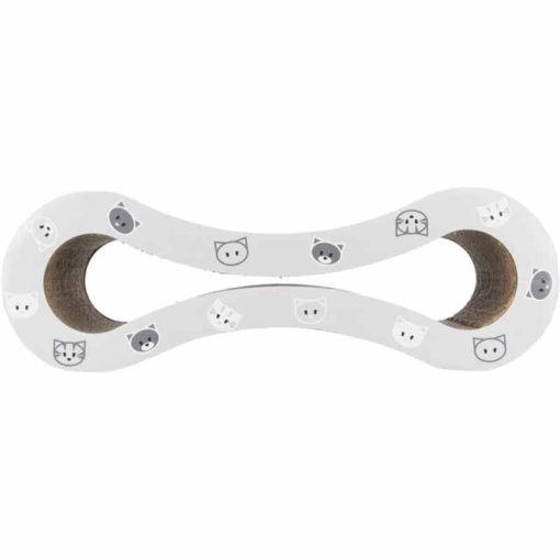 TRIXIE Kaparó karton Mimi Hullám Szürke 48×16×22cm