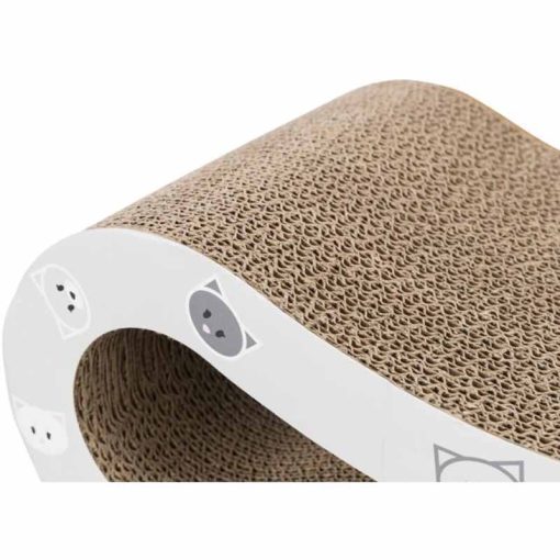 TRIXIE Kaparó karton Mimi Hullám Szürke 48×16×22cm