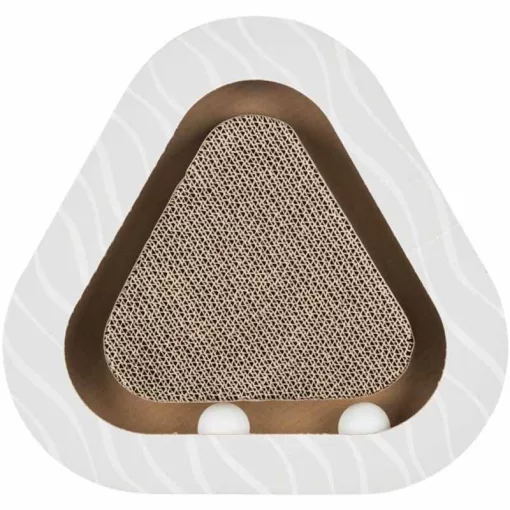 TRIXIE Kaparó karton Labdával Barna 36x5x36/36cm