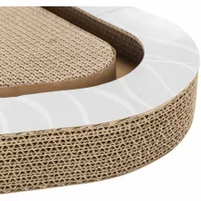 TRIXIE Kaparó karton Labdával Barna 36x5x36/36cm