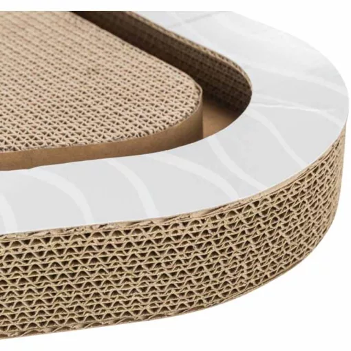 TRIXIE Kaparó karton Labdával Barna 36x5x36/36cm