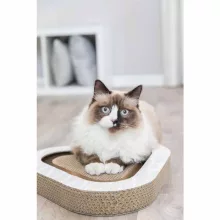 TRIXIE Kaparó karton Labdával Barna 36x5x36/36cm