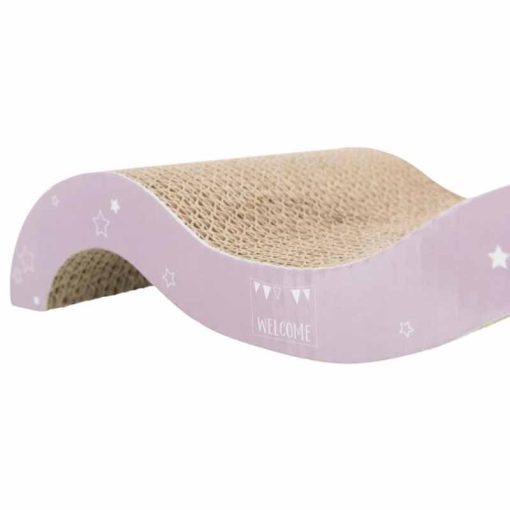 TRIXIE Kaparó karton Hullám Lila/Menta 38x7x18cm