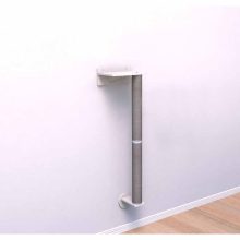 TRIXIE kaparófa Falra szerelhető 35x130x25cm Fehér/Szürke