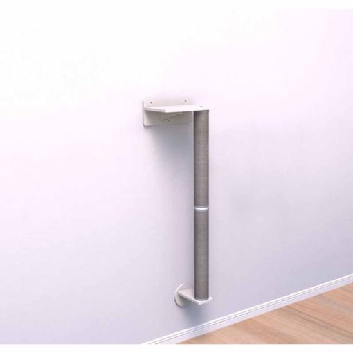 TRIXIE kaparófa Falra szerelhető 35x130x25cm Fehér/Szürke