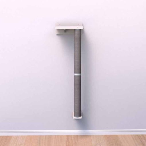 TRIXIE kaparófa Falra szerelhető 35x130x25cm Fehér/Szürke