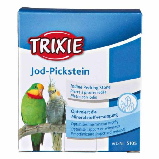 TRIXIE jódos csőrkoptató közepes papagáj részére 90g
