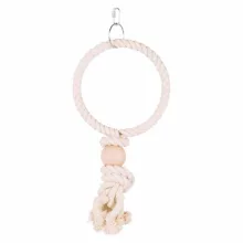 TRIXIE madárjáték kötél Karika 19cm Hullámos