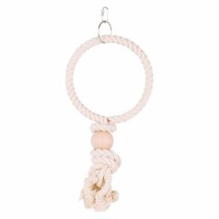 TRIXIE madárjáték kötél Karika 19cm Hullámos