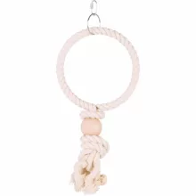 TRIXIE madárjáték kötél Karika 19cm Hullámos