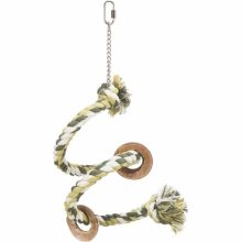 TRIXIE madárjáték Spirál Kötél csengővel 50cm/21mm