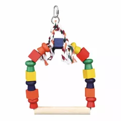   TRIXIE madárjáték hinta Fából óriás papagájok részére 20X29cm